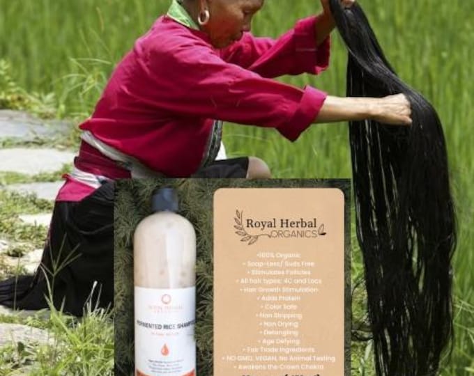 Fermented Rice Co-Wash, Herbal Hair Growth Solution, Yao Women Formula, 16oz