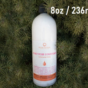CONDITIONER Honey Rose OTTO  8 oz| Anti Aging Hair | Brilliant SHINE| Organic Conditioner| Root Stimulation| Salon Strength
