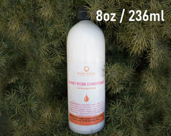 CONDITIONER Honey Rose OTTO  8 oz| Anti Aging Hair | Brilliant SHINE| Organic Conditioner| Root Stimulation| Salon Strength