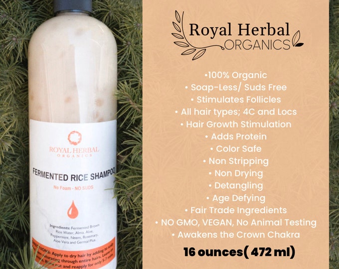 BEST Fermented Rice Shampoo | Rice Wash Shampoo Fast Growth Shampoo 16oz