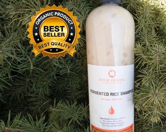 Fermented Rice Water Shampoo, 16oz No Suds Shampoo, Rice water Shampoo, Hair Grow Potion