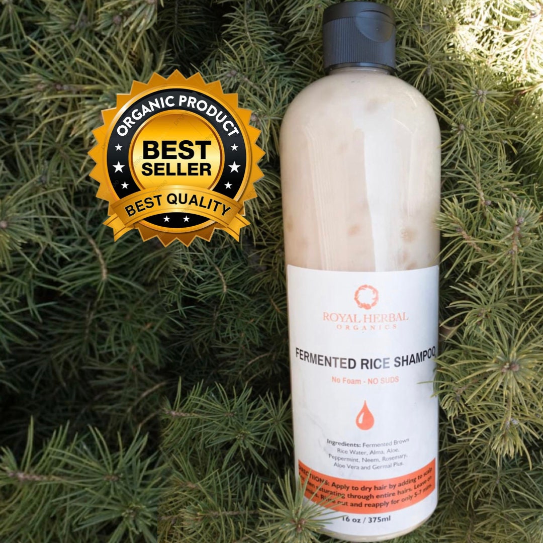 Fermented Rice Water Shampoo, 16oz No Suds Shampoo, Rice water Shampoo, Hair Grow Potion Fermented Rice Water Shampoo, 16oz No Suds Shampoo, Rice water Shampoo, Hair Grow Potion