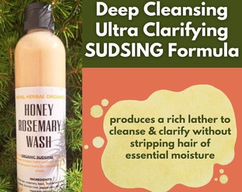 HONEY ROSEMARY wash shampoo for hairs | Fermented Hair Wash with Honey | natural fermented conditioner with honey organic hair all hair type