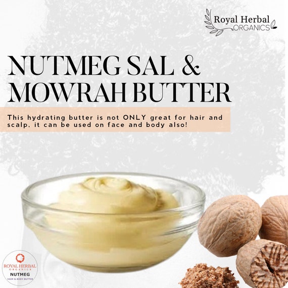 4oz NUTMEG Hair Butter No Air No Heat Folded Hair Body Etsy UK