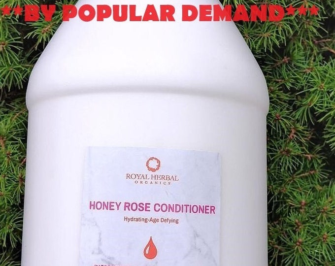 1 GALLON CONDITIONER Honey  Otto Rose Large | Color Vibrancy-No Fading| Professional Formula | Anti-Frizz | Hair Renew & Restore