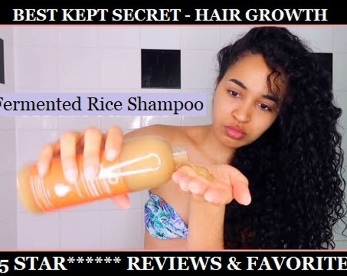 Fast Hair Growth Solution| Lana Summer YouTuber Review  |No Suds No Foam| Full 16oz Bottle| Age Defying Hair Care| Brilliant Shine| Organic