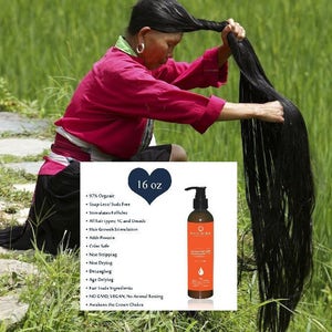 Fermented Rice Water Shampoo 16oz/472ml  grows hairs and hairlines fast. It will also strengthen hairs and give it an incredible shine. This rice method have been use by the Yao Women of China for centuries. Also and Ophrah favorite.