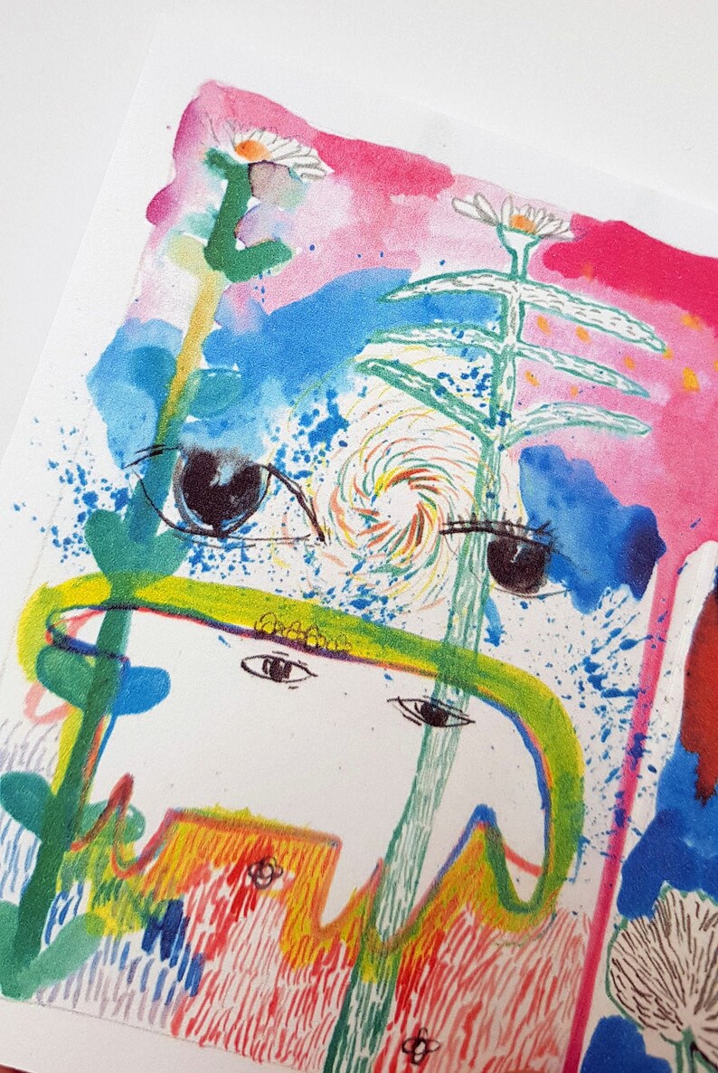 FLOWER COMMUNICATION ZINE Self Published Art Zine Etsy