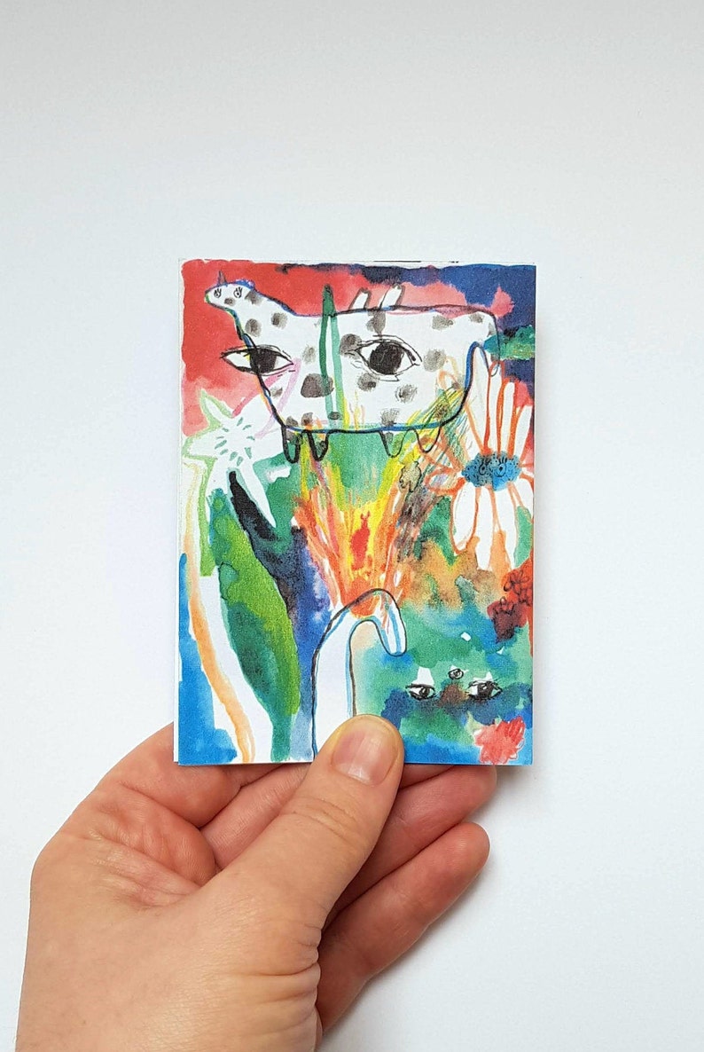 FLOWER COMMUNICATION ZINE Self Published Art Zine Etsy