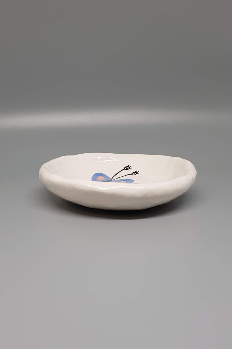 jewellery /& trinkets BUTTERFLY DISH Handmade ceramic dish for rings