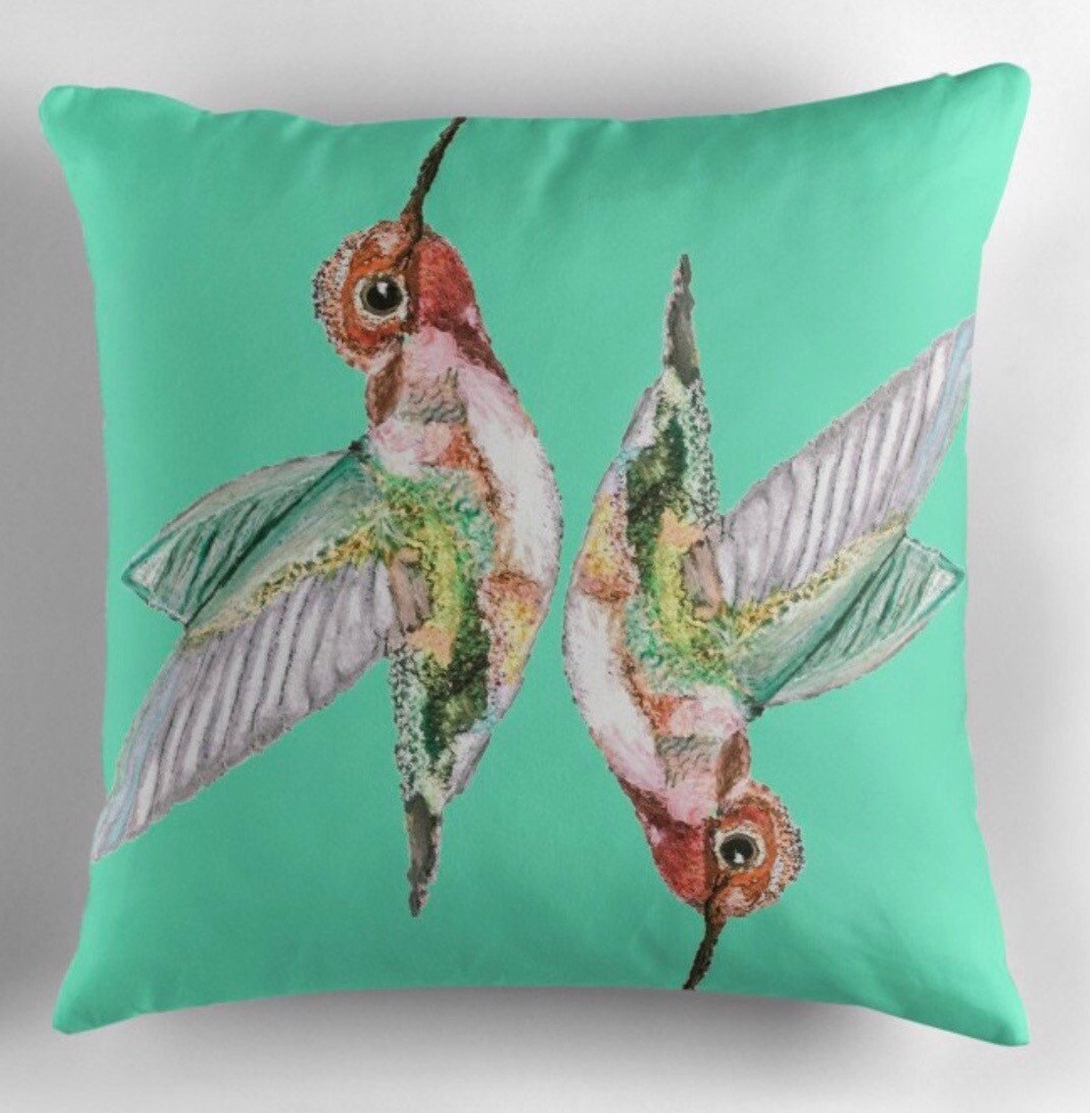 Hummingbird Collection Throw Pillows Set of 3/Mix and Match Etsy
