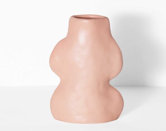 Fluxo Ceramic Vase -  Small Pink