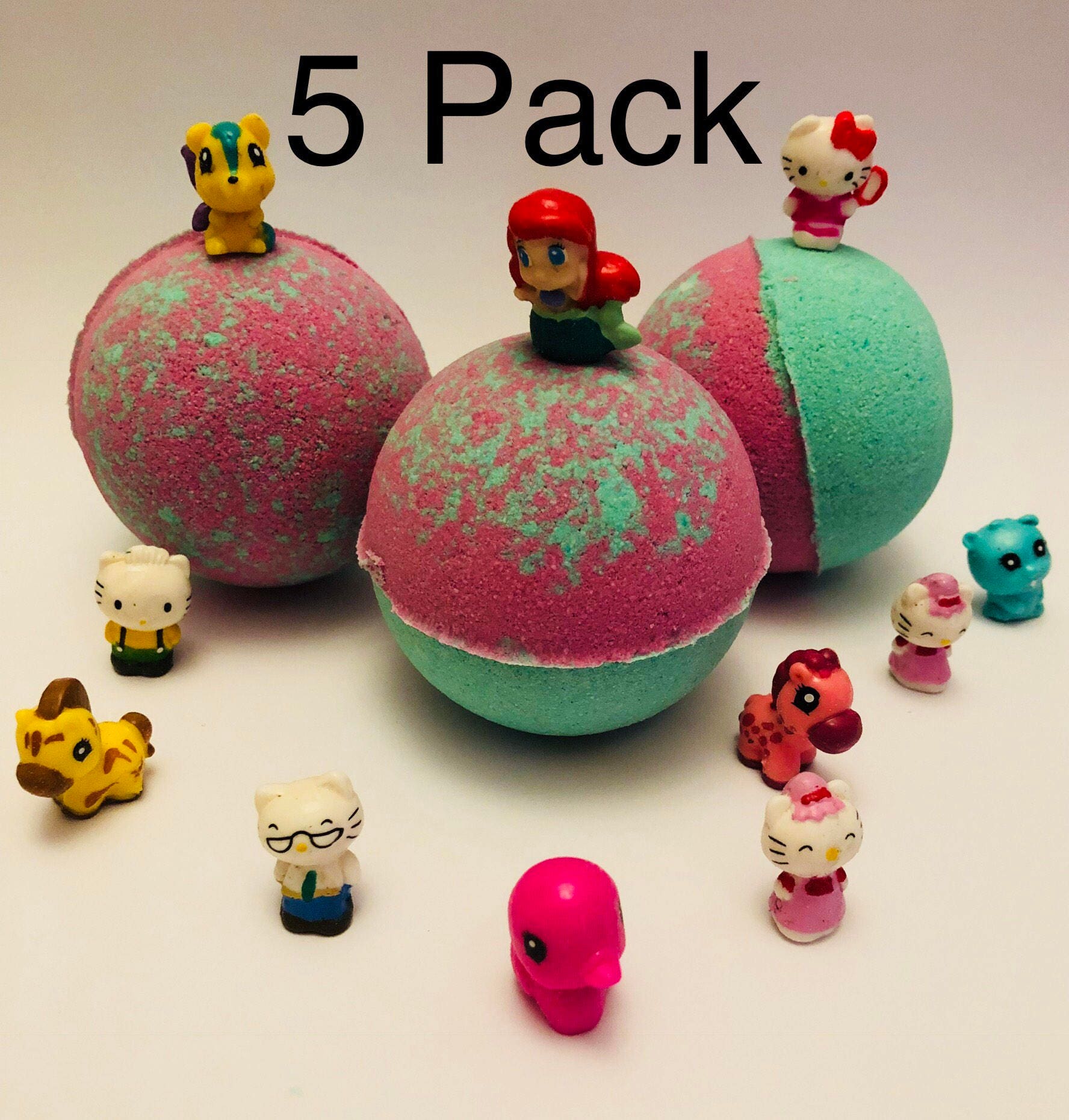 Squinkies bath bomb/ bath bombs/ surprise bath bomb/ toy bath Etsy