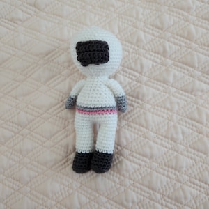 Astronaut - mini crocheted soft toy