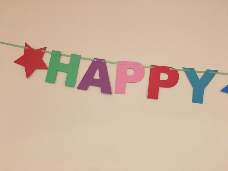 Personalised Happy Birthday Banner. image 5