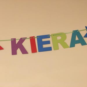 Personalised Happy Birthday Banner. image 4