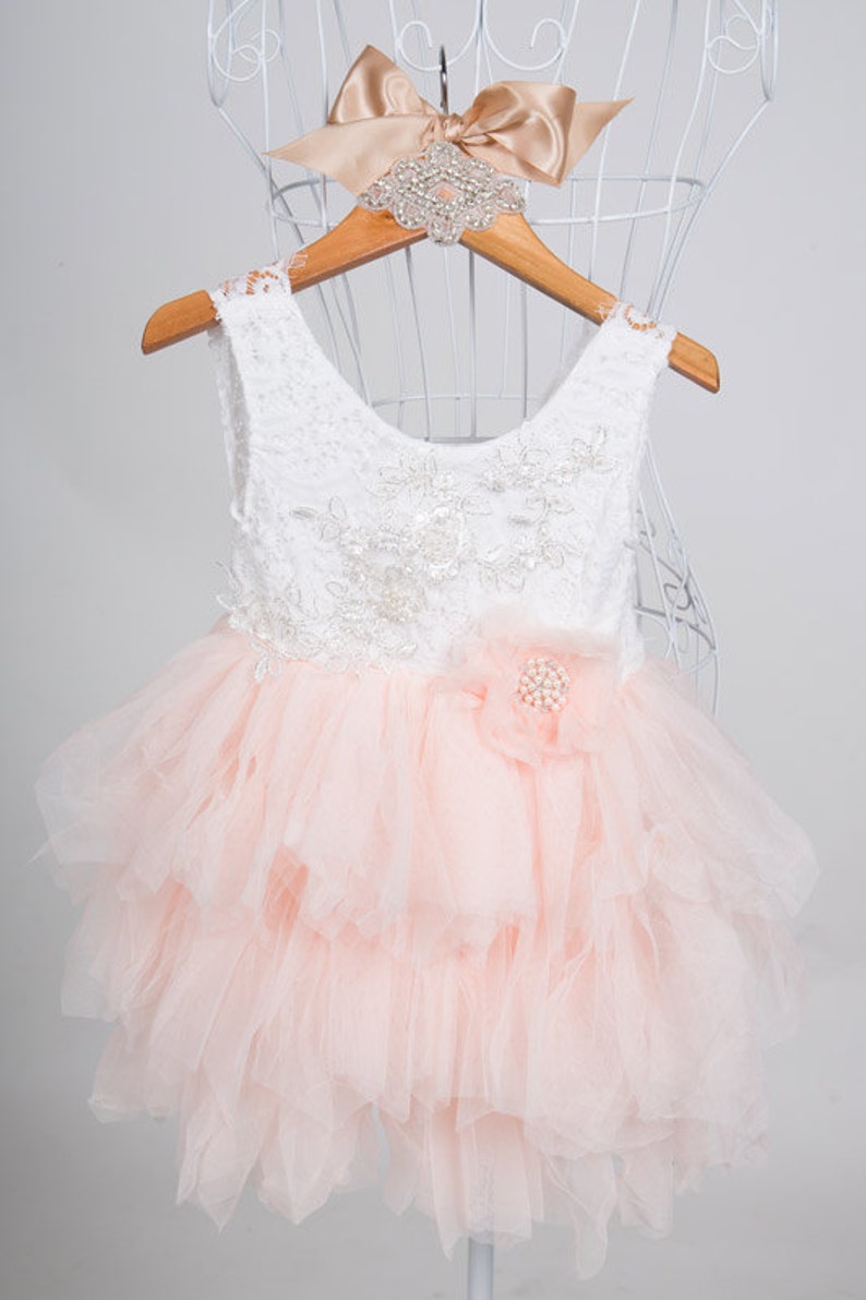 tutu style flower girl dresses