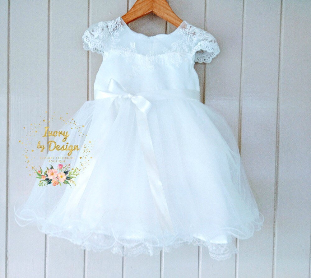 Boutique-Magique Baby Girls Christening Gown