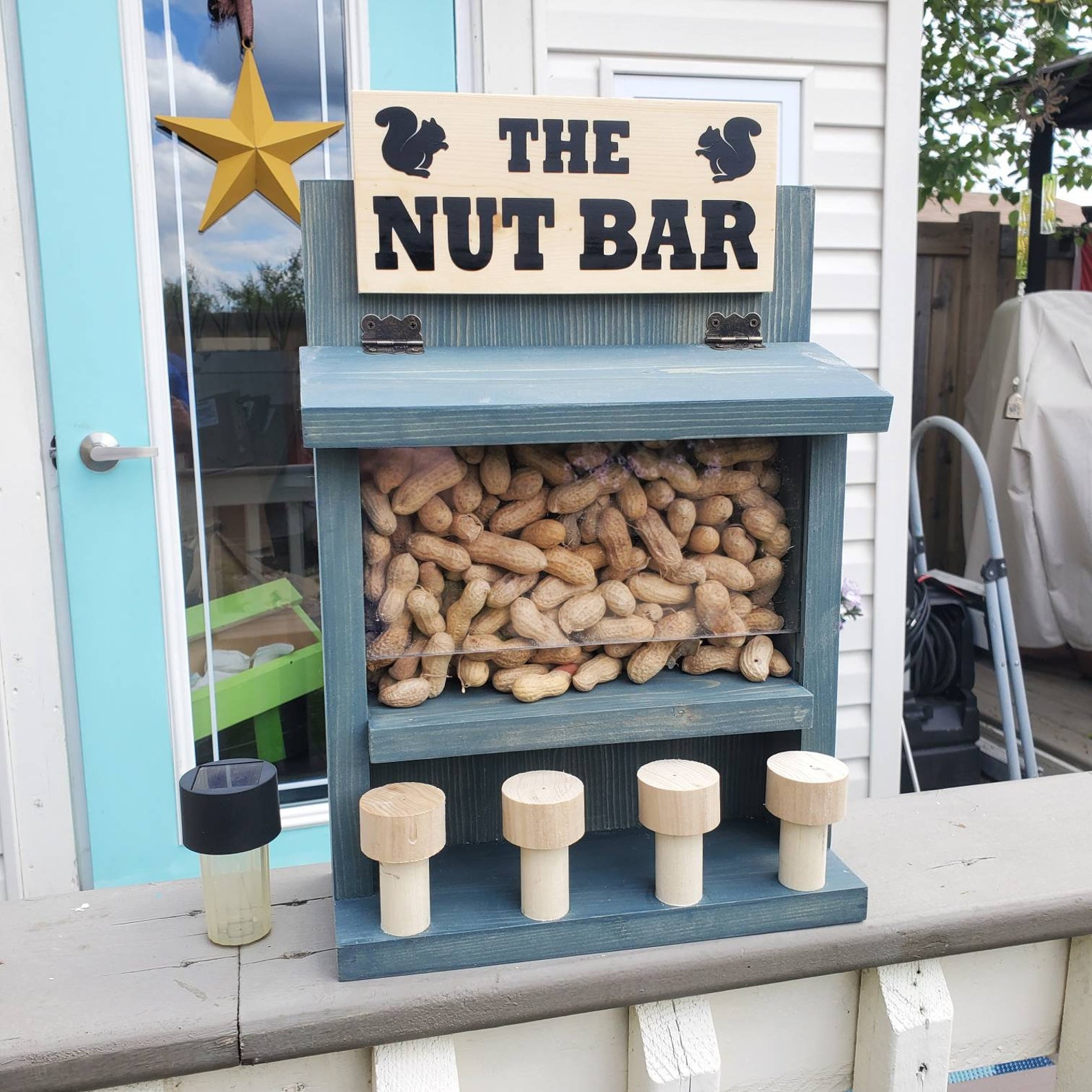 Squirrel Feeder Nut Bar Bird Feeder Chipmunk Feeder Etsy