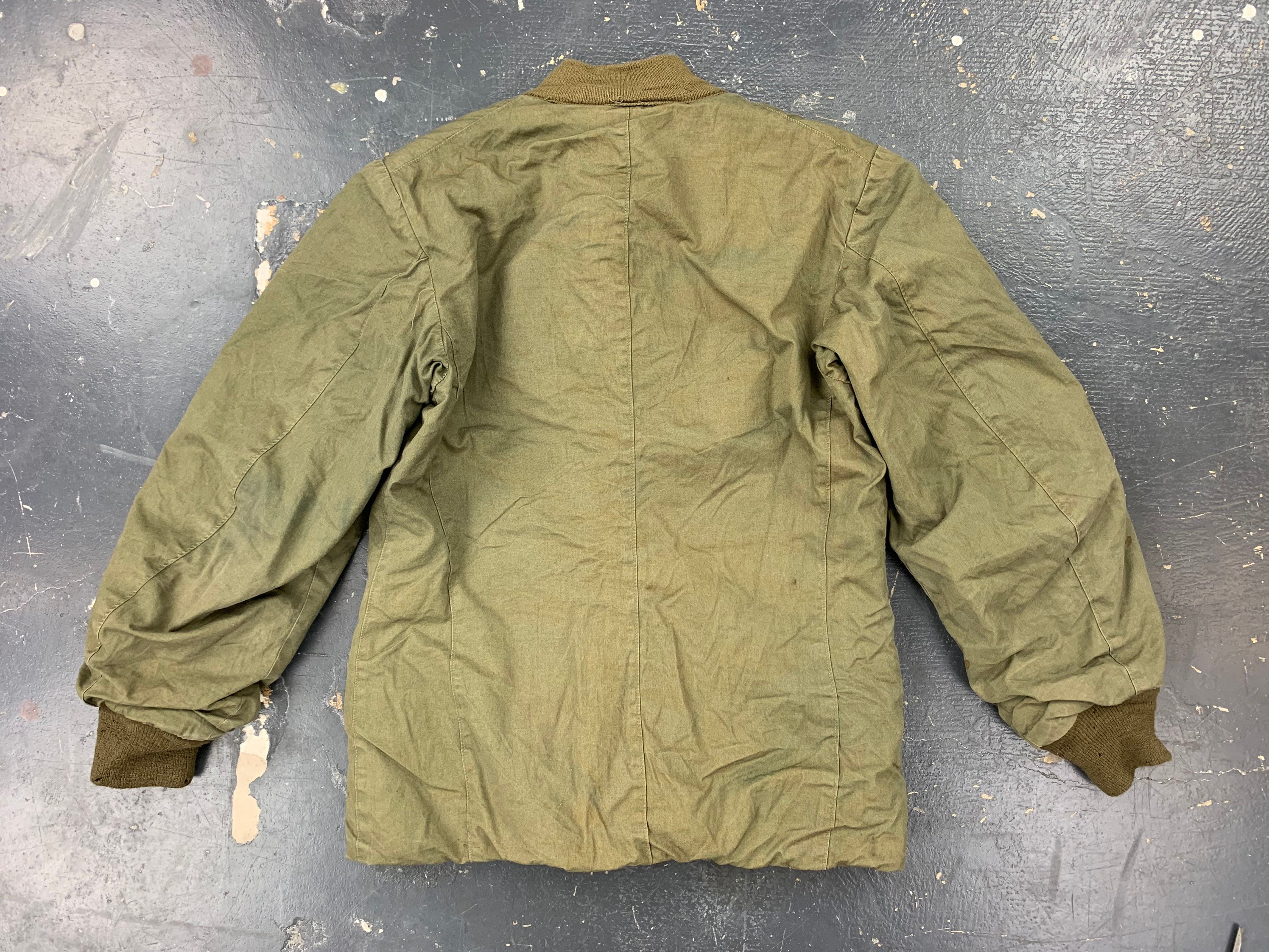 M1943 Field Jacket Liner Pile OD 36L 50s Pattern B Gabardine Etsy