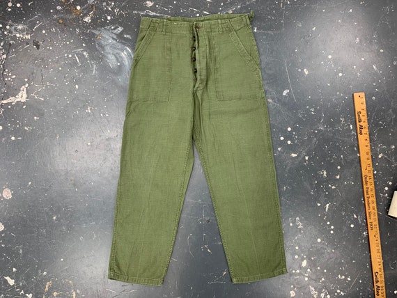 36x30 OG107 Utility Trousers 50s USA Vintage