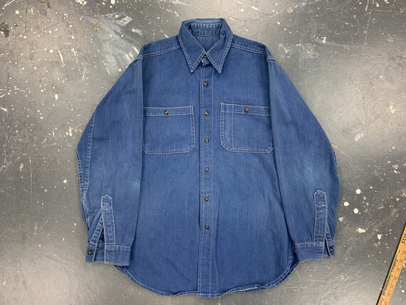 Merit Furniture Company Uniform Shirt Vintage Amer