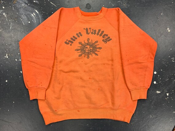 Sun Valley Idaho Sweatshirt 60s USA Vintage X-Larg