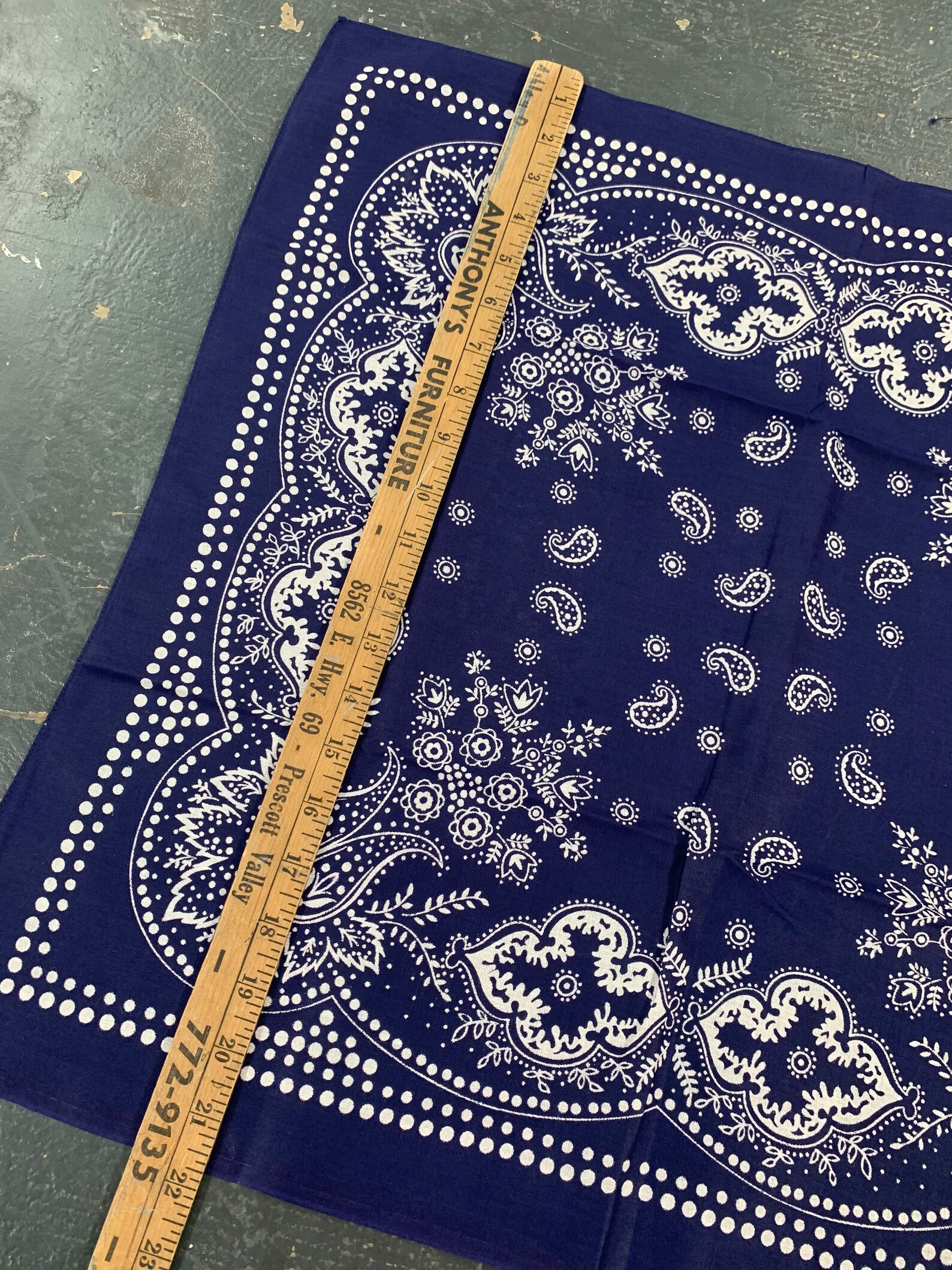 Fast Color Bandana 60s USA vintage 100 Coton Grand Etsy