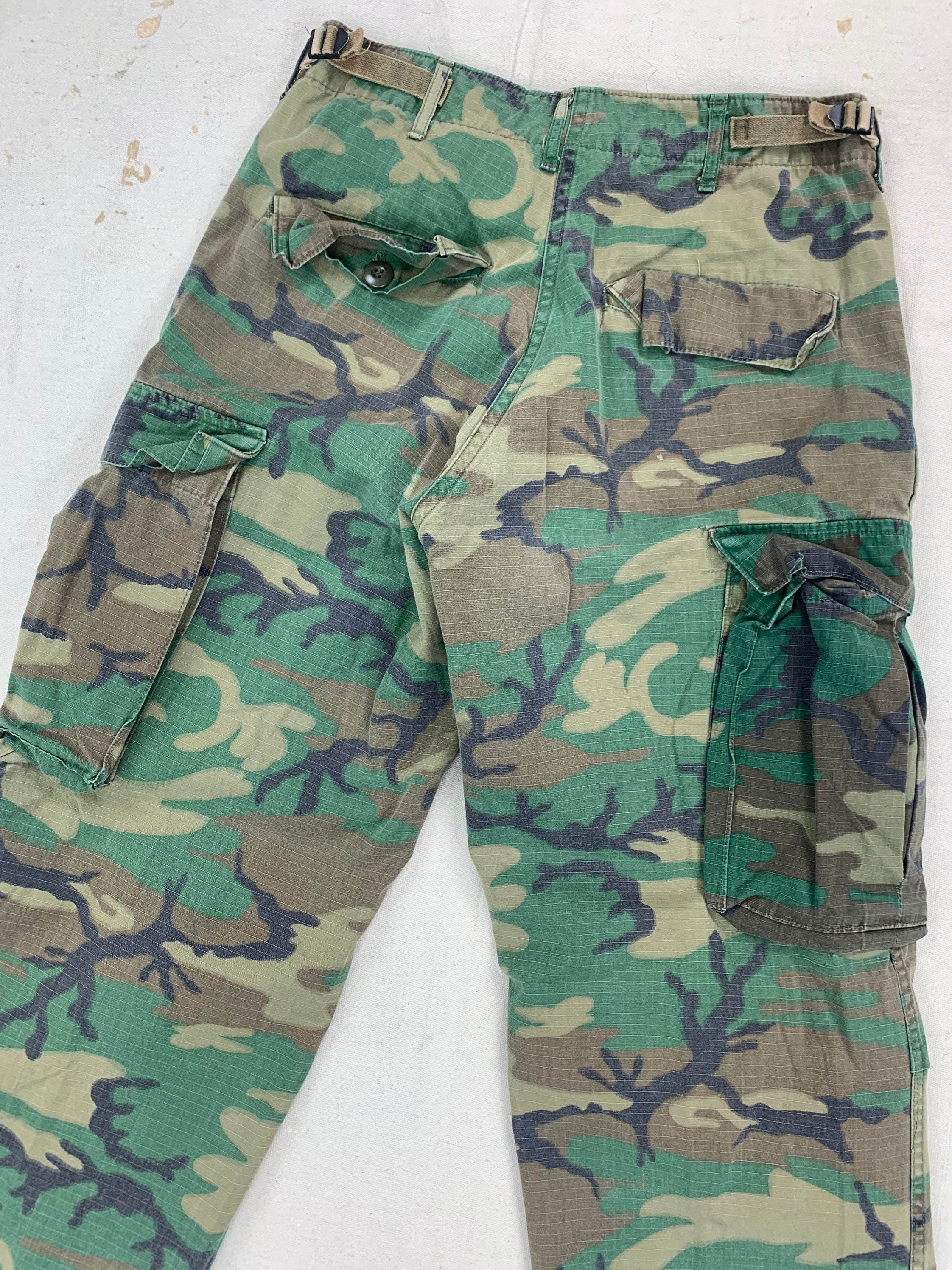 Small-Long RDF ERDL Camo Trousers 70s USA Vintage Military | Etsy