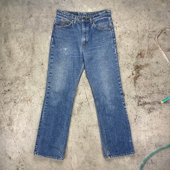 W30 L29 levis 517 jeans 80s USA vintage - image 1