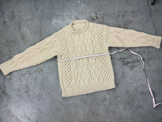 small hand knit sweater 70s vintage - image 2