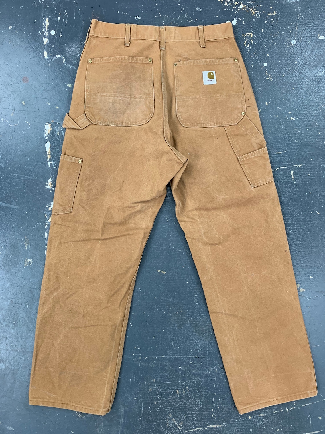 32x30 Carhartt Double Knee Work Pants 80s USA Vintage Union Etsy