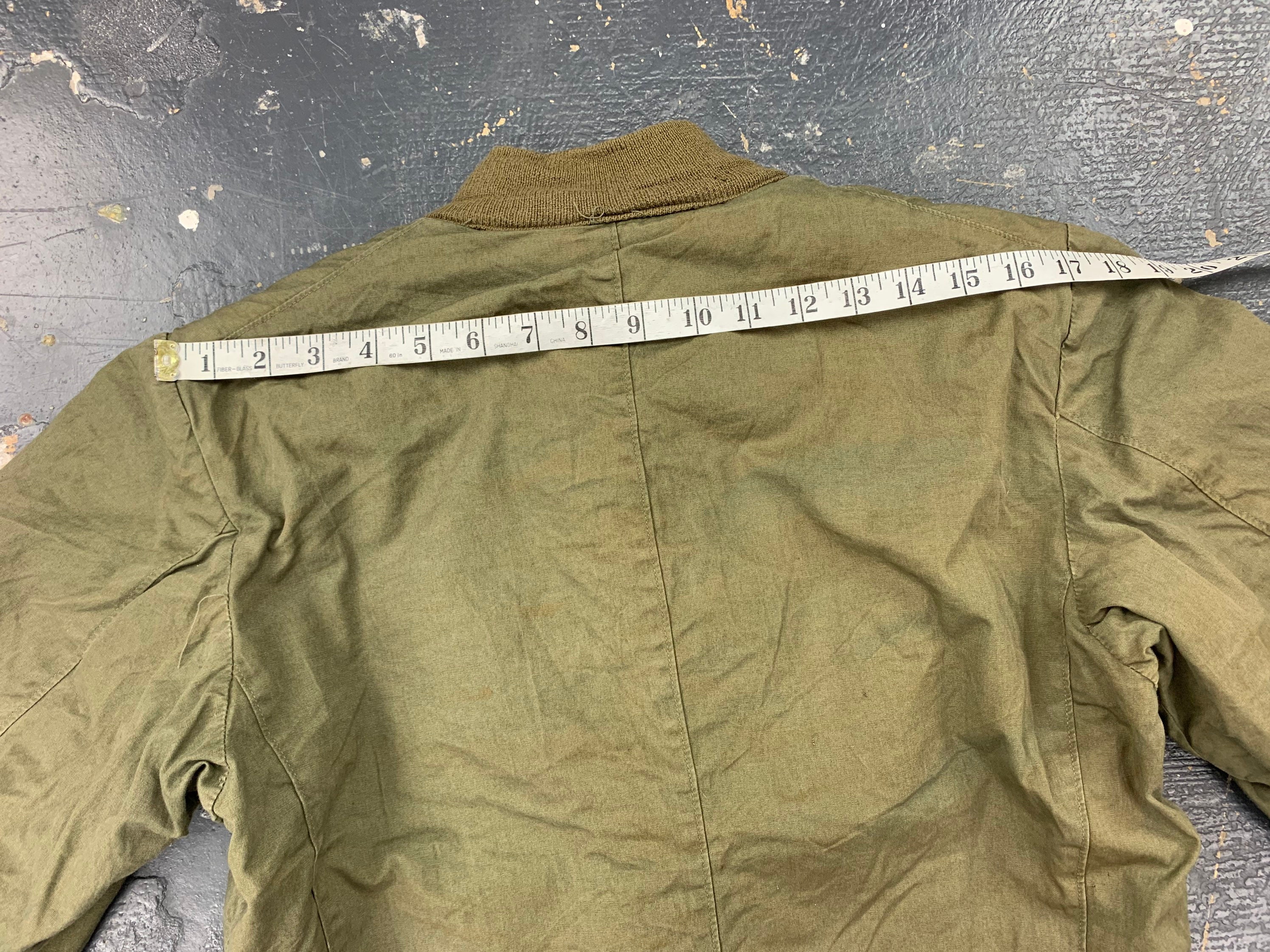 M1943 Field Jacket Liner Pile OD 36L 50s Pattern B Gabardine Etsy
