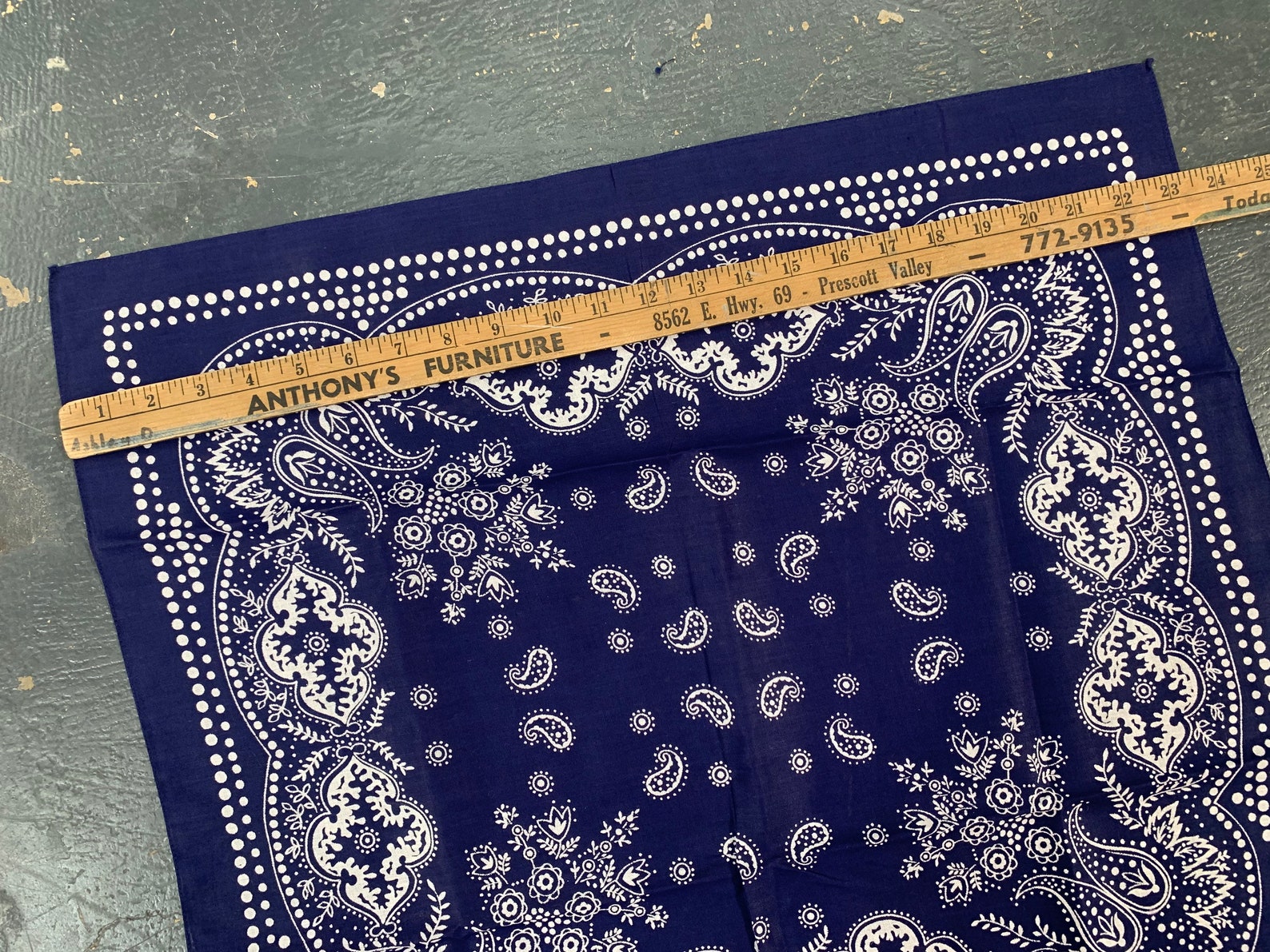 Fast Color Bandana 60s USA vintage 100 Coton Grand Etsy