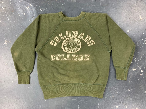 Colorado College Sweatshirt USA Vintage 60s Medium