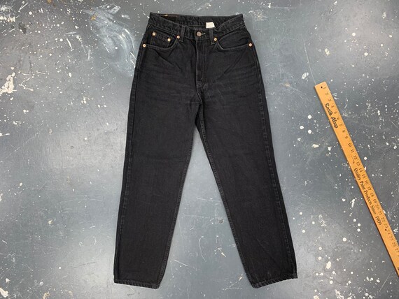 27x28 Levis 512 Jeans Black 90s USA Vintage