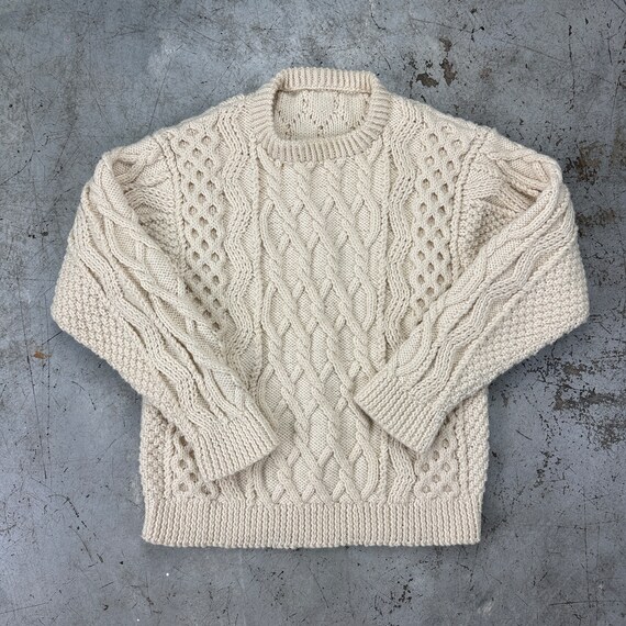 small hand knit sweater 70s vintage - image 1