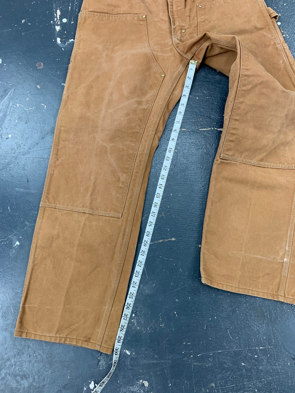 32x30 Carhartt Double Knee Work Pants 80s USA Vintage Union Etsy