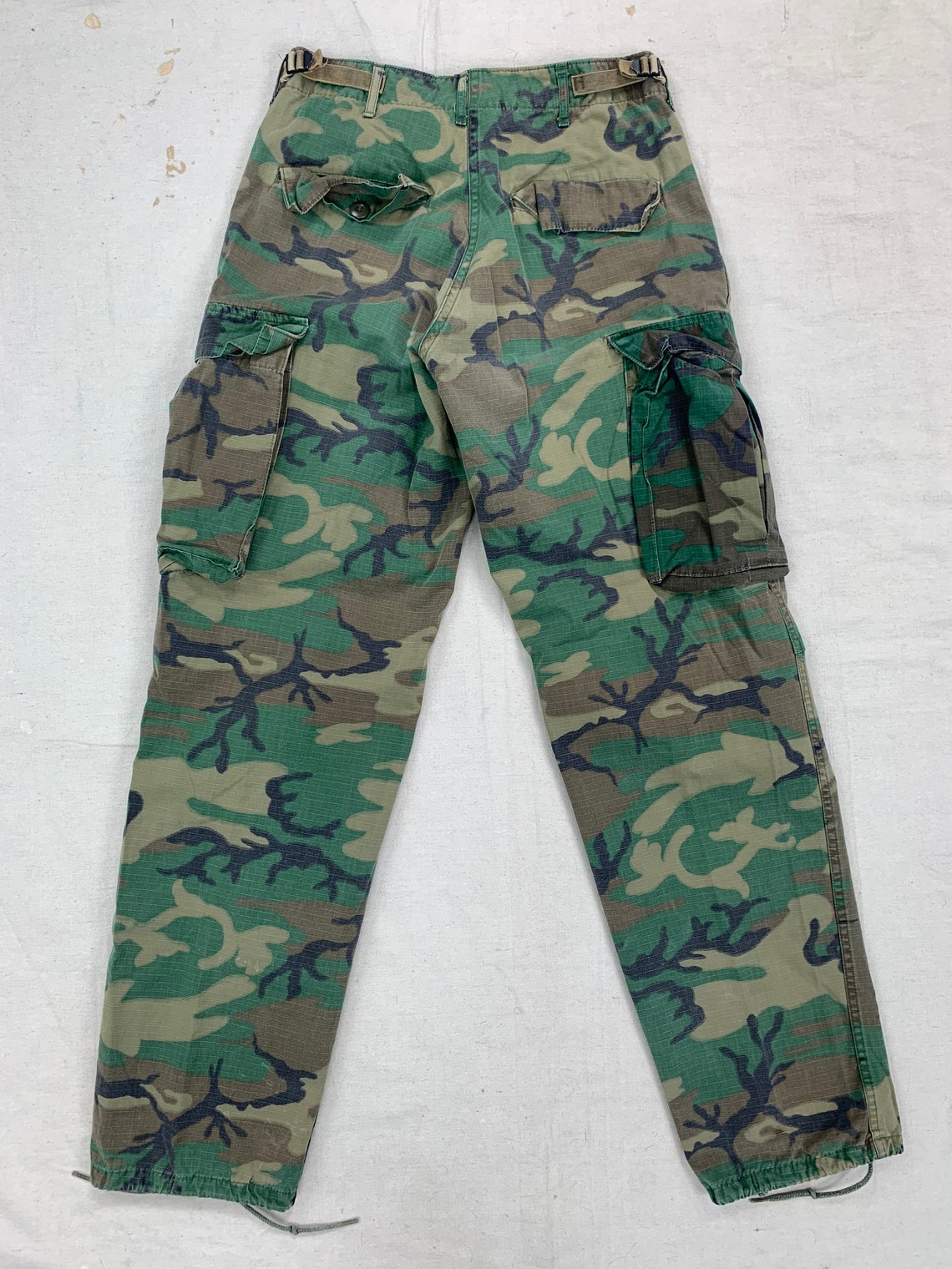 Small-Long RDF ERDL Camo Trousers 70s USA Vintage Military | Etsy