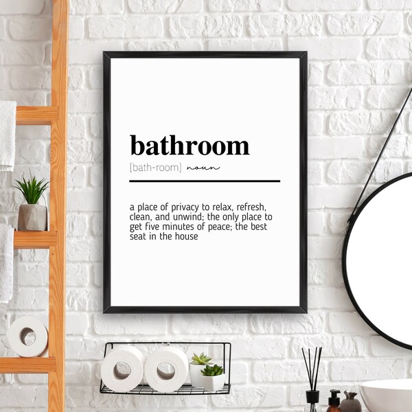 Bathroom Definition Sign Etsy bathroom-definition-sign-etsy