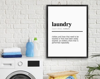 Funny Laundry Sign | Laundry Quote | Laundry Definition | Laundry Room Decor | Laundry Room Sign | Laundry Sign | Laundry Art | PRINTABLE