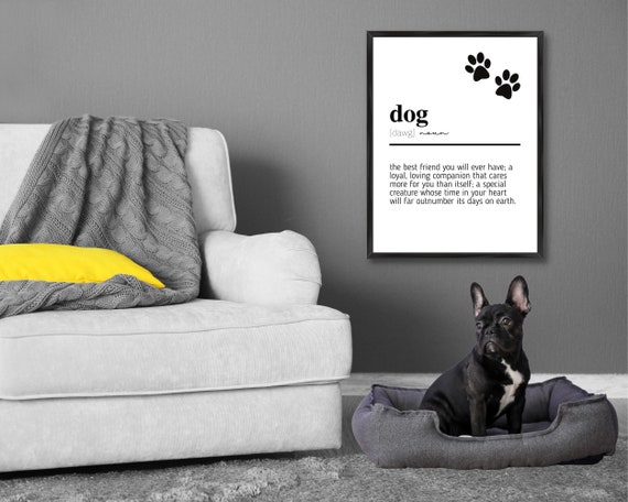 Dog sayings wall art outlet