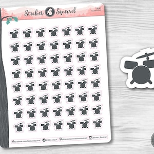 May include: Sheet of stickers featuring a repeating pattern of gray drum kit illustrations. A single drum kit sticker is shown to the right. The stickers are on a white background with a pink border. The brand name "Sticker Squirrel" is at the top.