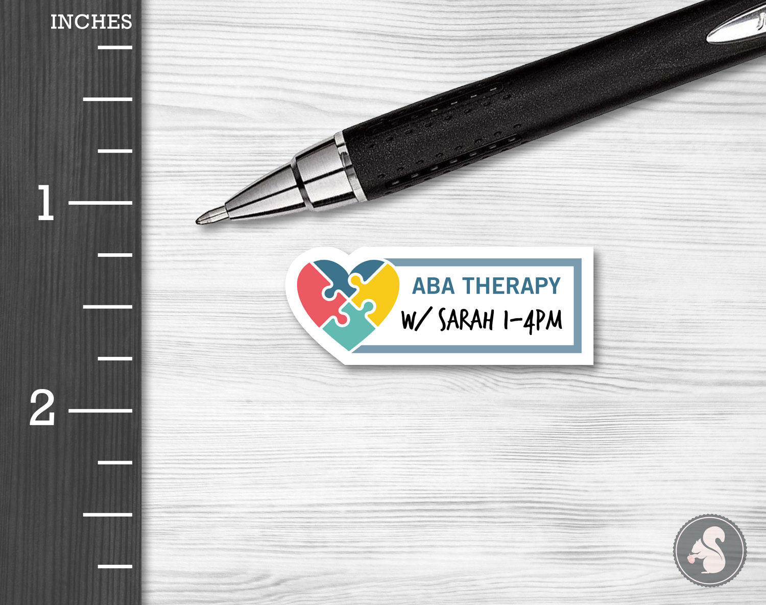 ABA Therapy Planner Stickers: Write-on Labels for Erin Condren - Etsy