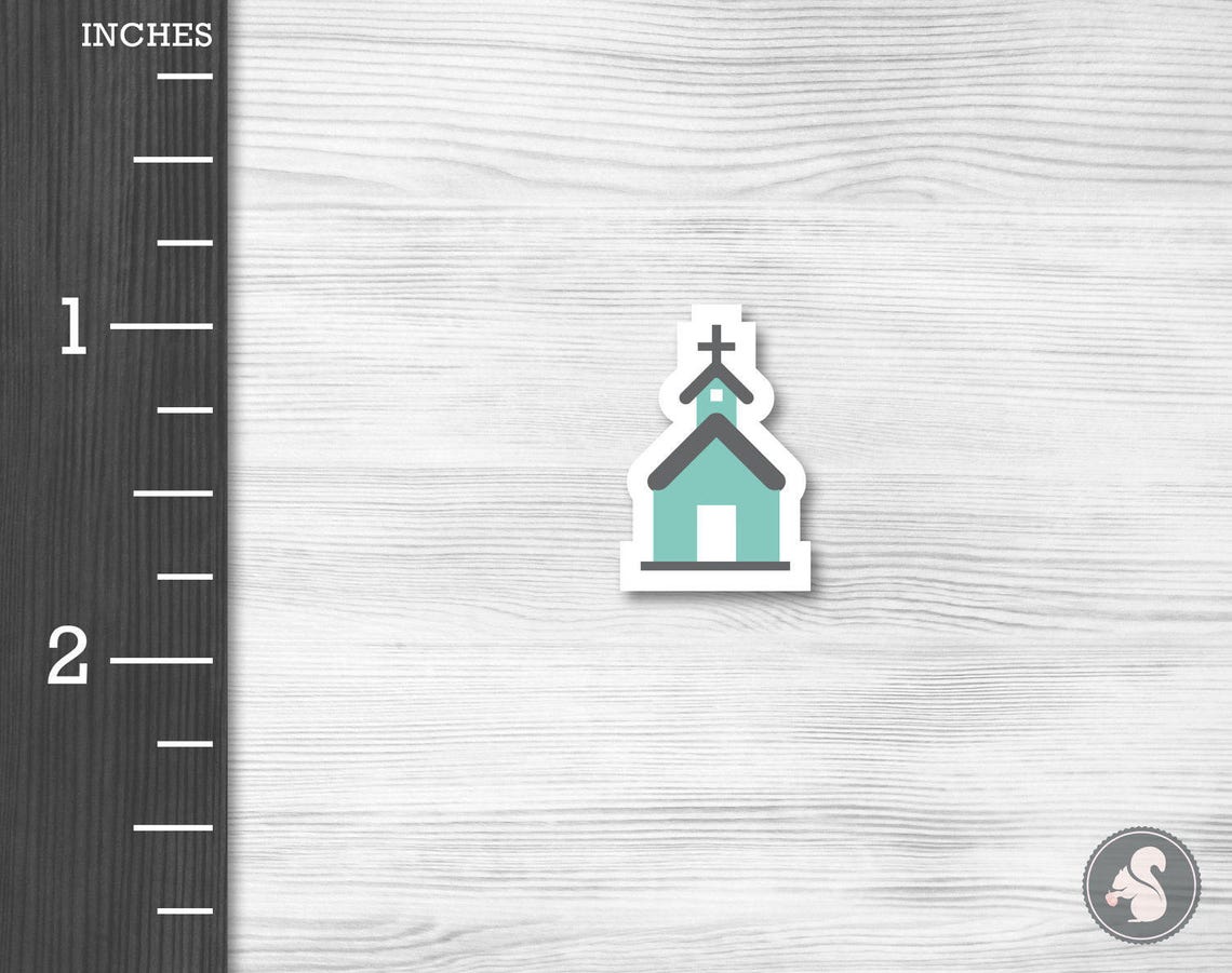 Church Icon Planner Stickers Churches Worship Service - Etsy