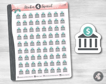 Bank Planner Stickers: Financial Planning, Savings (72 ct)