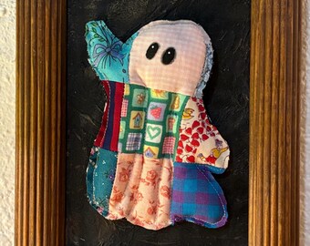 Patchwork Cozy Ghosty Wall Art
