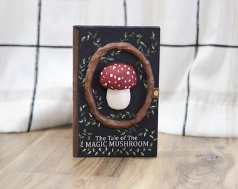 3D Mushroom Book 4019 Beth Sheridan Wall Sticker