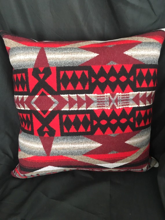 Red Desert Dawn Pillow 18x18 Down Filled 