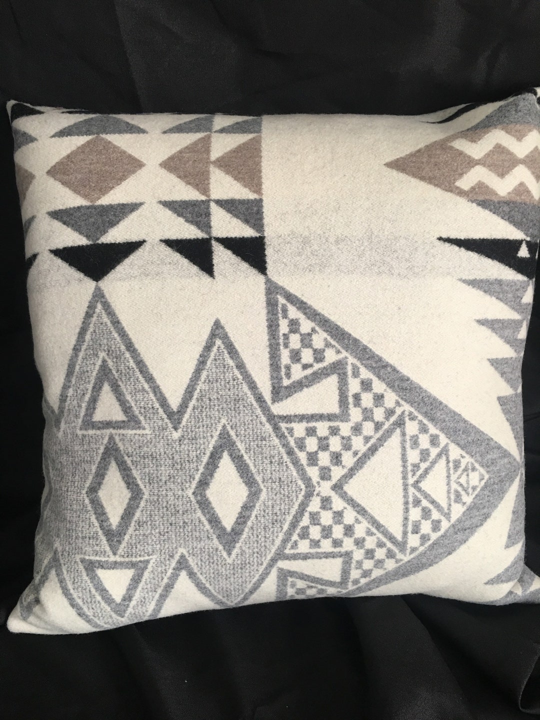 Winter Wonderland Pillow Down Filled 18x18 Etsy